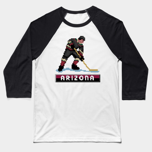 Arizona Hockey Baseball T-Shirt by clarkehall